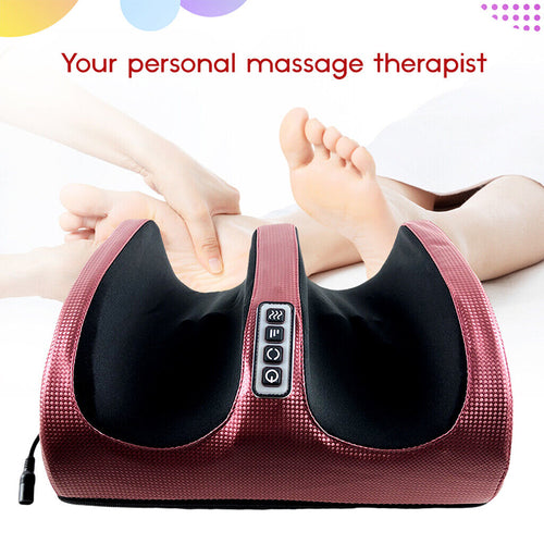 Electric Foot Massager SPA Shiatsu Kneading Machine Calf Leg Pain Relief Booster