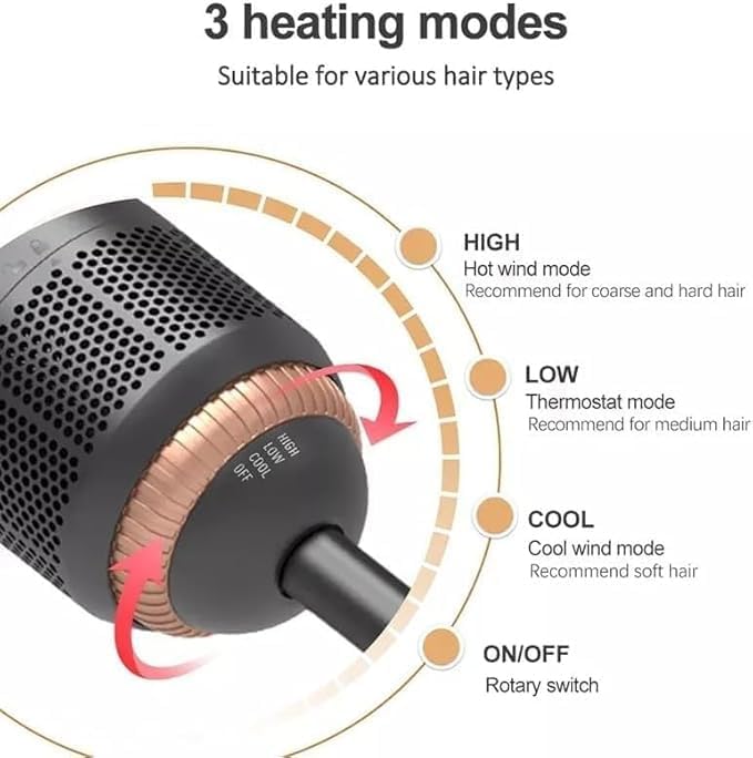 Original JOY 2-in-1 hair straightening brush with ionic heating technology