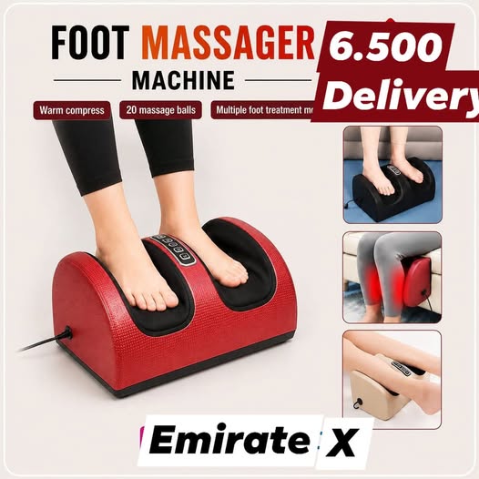 Electric Foot Massager SPA Shiatsu Kneading Machine Calf Leg Pain Relief Booster