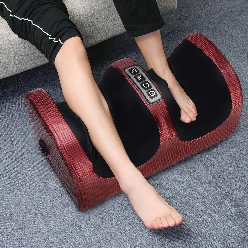 Electric Foot Massager SPA Shiatsu Kneading Machine Calf Leg Pain Relief Booster